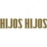 Paq. 25 Tiras palabras Adh. " HIJOS " color ORO