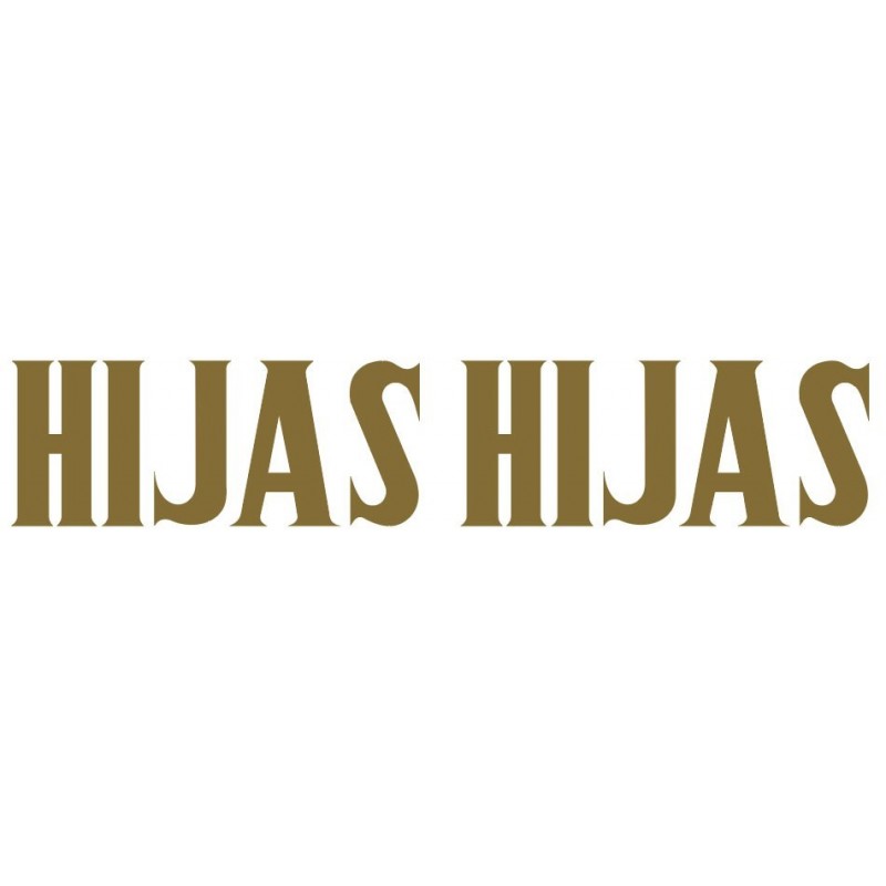 Paq. 25 Tiras palabras Adh. " HIJAS " color ORO