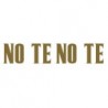 Paq. 25 Tiras palabras Adh. " NO TE " color ORO