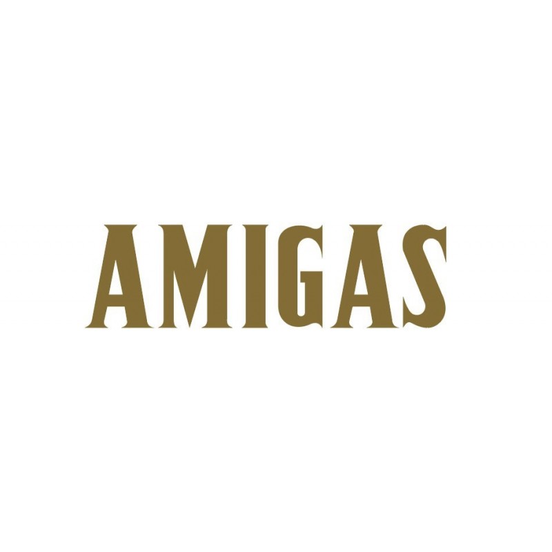 Paq. 25 Tiras palabras Adh. " AMIGAS " color ORO