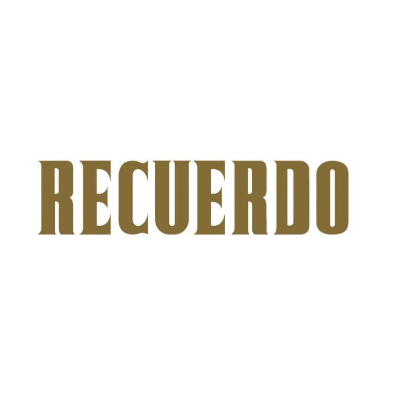 Paq. 25 Tiras palabras Adh. " RECUERDO " color ORO