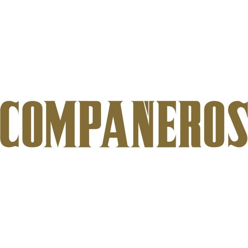 Paq. 25 Tiras palabras Adh. " COMPAÑEROS " color ORO