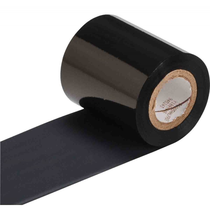 Ribbon Negro Mate 70 mm x 300 metros