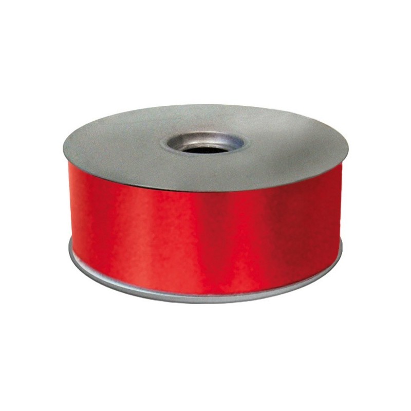 Cinta Polip.Liso 50 mm x 100 m Rojo