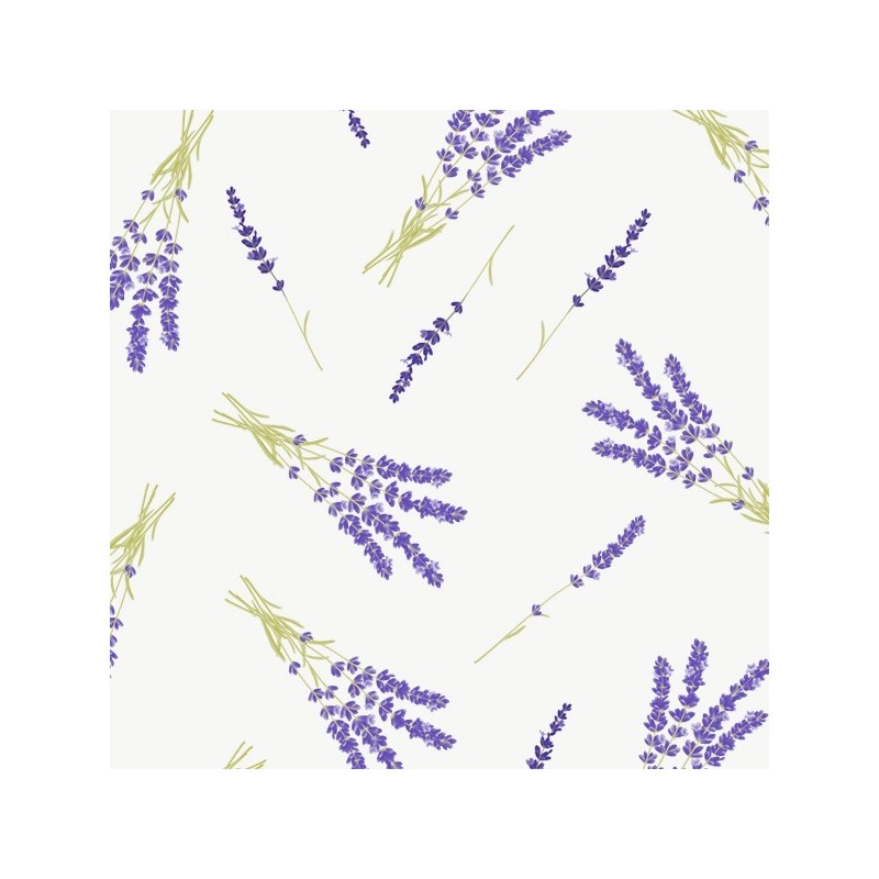 Bobina Celofán Lavanda fondo blanco