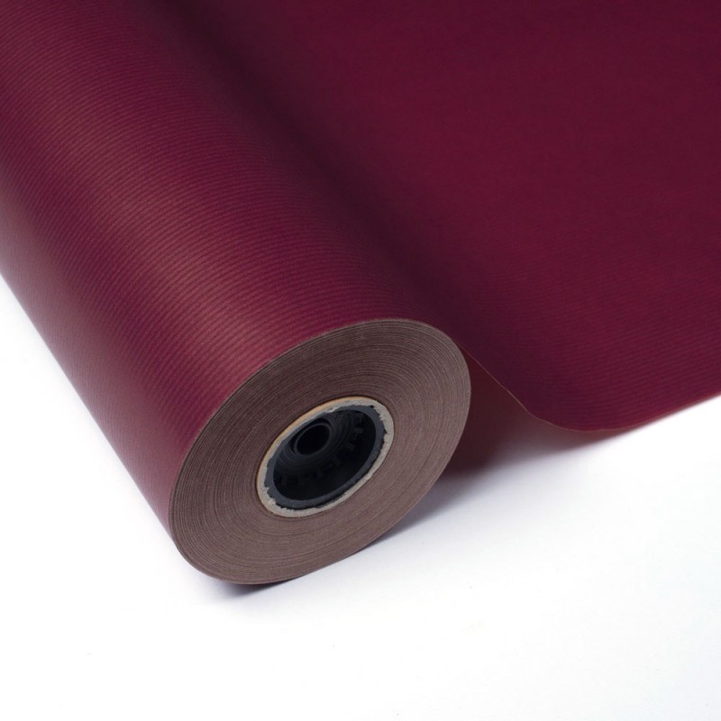Papel Kraft Verjurado Burdeos