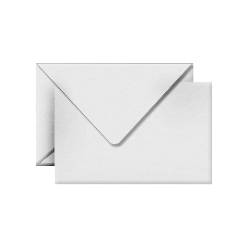 Paq. 200 Sobres con Tarjeta en Blanco. 7x11cm