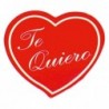 Rollo de 500 Etiquetas Adh. Te Quiero Corazón