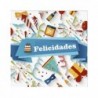 Rollo de 500 Etiquetas Adhesivas FELICIDADES